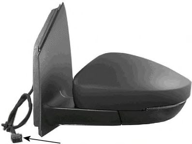 VAN WEZEL 5829817 -  Наружное зеркало